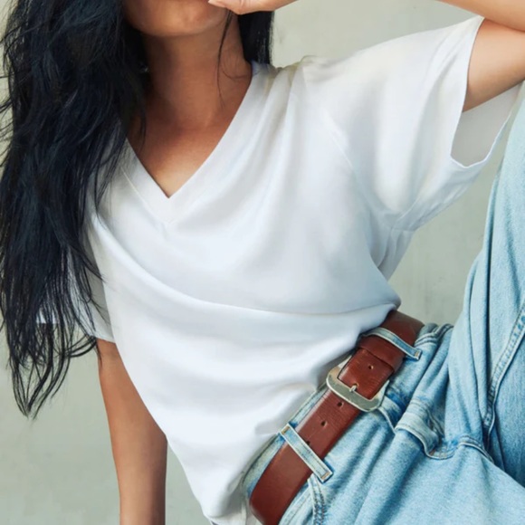 Nation Ltd. Bennie Oversized Sateen Tee - Picture 7 of 14